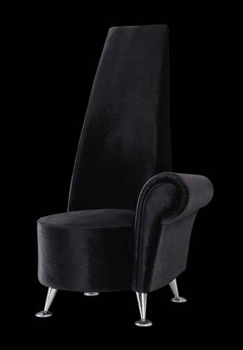 Black, Beige, Red or Brown Microfiber Modern Club Chair