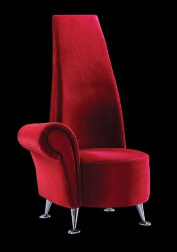 Red, Beige, Black or Brown Microfiber Modern Club Chair