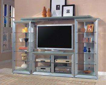 Contemporary Furniture on Color Contemporary Tv Stand W Glass Shelves   Furniture Depot Blog